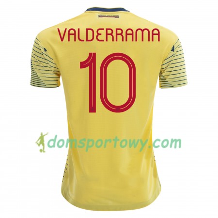 Koszulka Kolumbia Carlos Valderrama 10 Domowe Koszulki Piłkarskie Copa América 2019 Krótki Rękaw